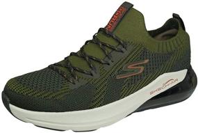 img 4 attached to Top-quality Skechers Men's Run Sneaker in Charcoal - Ideal Men's Athletic Shoes