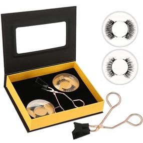 img 4 attached to Eyelashes Applicator Kit，Glue Free Clip，Dual Needed，Natural