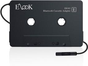 img 4 attached to Улучшите свой автомобильный звуковой опыт с автомобильным аудиоприемником на кассете - Bluetooth адаптером для кассетных лент с функцией вызова в черном цвете