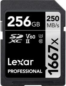 img 1 attached to Карта памяти Lexar 256GB Professional 1667X UHS-II U3 V60 SDXC - 2 штуки с микрофиброй (всего 512GB)