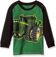 👕 майка john deere для мальчиков с длинным рукавом: прочная и стильная одежда для активных юношей логотип