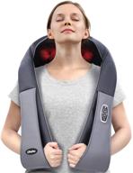 🎁 снимите боль в мышцах с помощью массажера для шеи и плеч ohuhu shiatsu: 3d массаж глубоких тканей с подогревом для стоп, ног и всего тела - идеальный подарок на день матери и день отца логотип