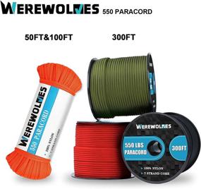 img 2 attached to 🐺 550lb Paracord Type III - 7 Strand Nylon Core and Shell - Various Colors - Ideal for Werewolf Enthusiasts