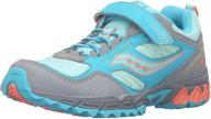 saucony excursion shield alternative closure girls' shoes: stylish and secure footwear for active girls logo
