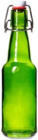 img 3 attached to 🍾 11 oz. Green Glass Grolsch Swing Top Beer Bottle - Airtight Seal for Home Brewing & Fermenting Alcohol, Kombucha Tea, Wine, Homemade Soda - Supplies (12 Pack)