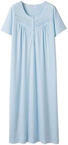 img 4 attached to Keyocean Nightgowns Cotton Lightweight Sleepwear Women's Clothing