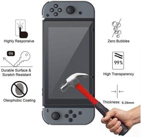 img 1 attached to Nintendo Switch Protector Console Accessories