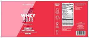 img 1 attached to 🍓 Revitalizing Strawberry Flavor: Myprotein Clear Whey Isolate - 20 Servings for Effective Results