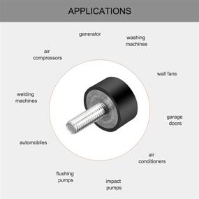 img 1 attached to Цилиндрические виброизоляторы Uxcell Absorber