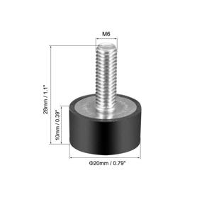 img 3 attached to Цилиндрические виброизоляторы Uxcell Absorber