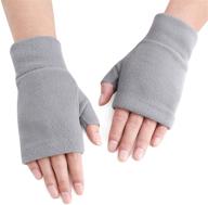 🧤 stay warm and stylish with our fleece fingerless gloves - essential men's winter accessories logo