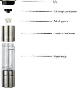 img 1 attached to 🔪 Ultimate Precision: Grinder Stainless Two Way Professional Grinders