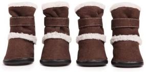 img 4 attached to 🐾 Elevate Your Pup's Style and Comfort with East Side Collection Classic Sherpa Dog Boot