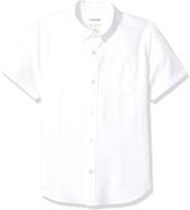 amazon essentials short sleeve uniform oxford boy's clothing: quality & style combined logo