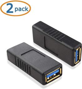 img 3 attached to Cable Matters 2-Pack USB 3.0 Coupler Adapter - Female to Female Gender Changer