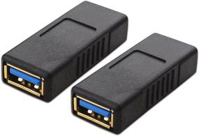 img 4 attached to Cable Matters 2-Pack USB 3.0 Coupler Adapter - Female to Female Gender Changer