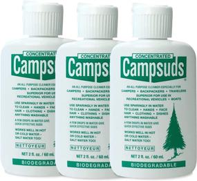 img 4 attached to CampSuds Outdoor Soap - Biodegradable, Environmentally Safe All-Purpose Cleaner for Camping, Hiking, Backpacking, and Travel