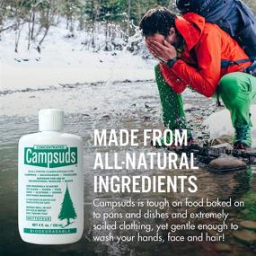 img 2 attached to CampSuds Outdoor Soap - Biodegradable, Environmentally Safe All-Purpose Cleaner for Camping, Hiking, Backpacking, and Travel