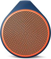 🔊 vibrant orange logitech x100 mobile wireless speaker - superior sound on-the-go! logo
