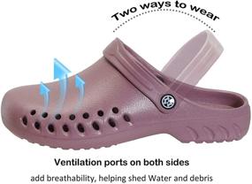 img 1 attached to 👞 Men's Lightweight Slippers Sandals: Comfortable Mules & Clogs for Walking