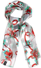 img 1 attached to Print Weight Scarves Ribbon Valentine