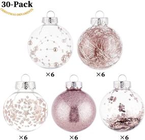 img 3 attached to Christmas Ornaments 60Mm Shatterproof Sparkling Decorations