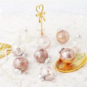 img 2 attached to Christmas Ornaments 60Mm Shatterproof Sparkling Decorations