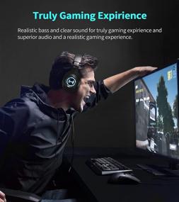 img 2 attached to 🎧 HECATE G2 II Gaming Headset USB Headphones with Mic, RGB Lighting for PC, PS4, PS5 - Black | THX 7.1 Surround Sound, 50mm Drivers