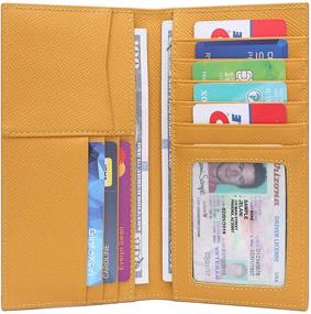 img 2 attached to Leather Credit Holder Wallet Blocking Women's Handbags & Wallets for Wallets