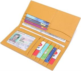 img 1 attached to Leather Credit Holder Wallet Blocking Women's Handbags & Wallets for Wallets