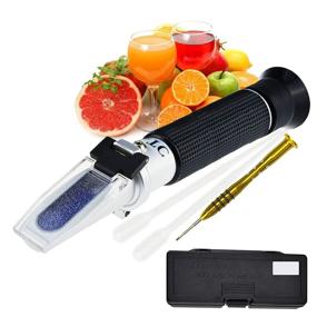 img 4 attached to Vegetable Refractometer for Low Concentrated Solutions, 10 to 30°C