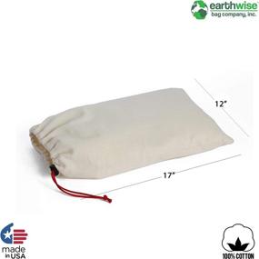 img 3 attached to 👟 Cotton Shoe Storage Bags by Earthwise