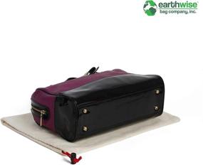 img 1 attached to 👟 Cotton Shoe Storage Bags by Earthwise
