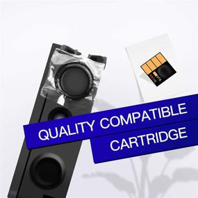 img 1 attached to 🖨️ GP Image Remanufactured Ink Cartridge Replacement for HP 932XL 933XL 932 933 XL, Compatible with Officejet 7110 6600 6700 6100 7612 7610 Printers, 4-Pack (Black, Cyan, Magenta, Yellow)
