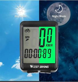 img 3 attached to 🚲 Newace Bike Speedometer: Wireless Waterproof Odometer with Backlight for Night Visibility, Auto On/Off & Multi-Function