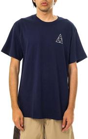 img 4 attached to HUF Men's Black Essentials Tee - Premium T-Shirts & Tanks for Men's Clothing