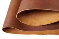 bourbon brown tooling leather square 2.0mm thick: премиум натуральная кожа выделки для рукоделия, шитья и хобби мастерских логотип