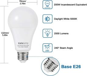 img 3 attached to 💡 Non-Dimmable UL Listed 150W/200W Equivalent Standard LED Bulb