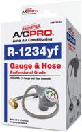 interdynamics certified ac pro car air conditioner r1234yf refrigerant ac recharge kit with gauge and hose, 24-inch, certyf102-4 logo