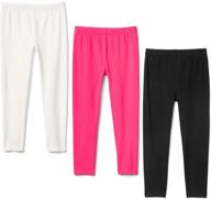 stylish & comfortable kolan girls leggings pants: perfect for any occasion! logo