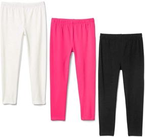 img 4 attached to Stylish & Comfortable Kolan Girls Leggings Pants: Perfect for Any Occasion!