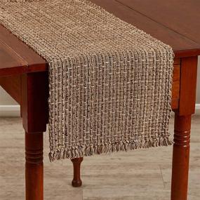 img 3 attached to 🍽️ Enhance Your Table with Park Designs Tweed Table Runner - Timeless Elegance for Every Occasion