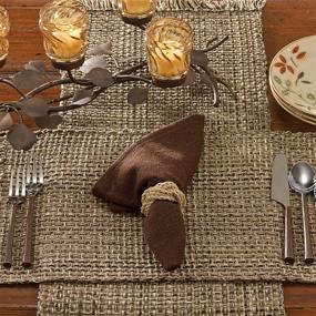 img 1 attached to 🍽️ Enhance Your Table with Park Designs Tweed Table Runner - Timeless Elegance for Every Occasion