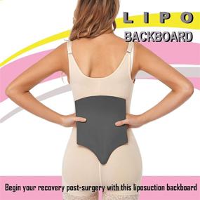 img 3 attached to Compression Backboard for Liposuction & BBL Post Surgical Foam Board - Lipo Back Board