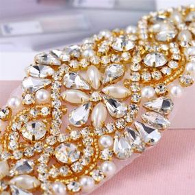 img 3 attached to Rhinestone Applique Crystal Decoration Accessories
