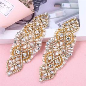 img 4 attached to Rhinestone Applique Crystal Decoration Accessories