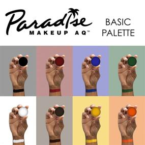 img 3 attached to 🎨 Mehron Makeup Paradise AQ Face & Body Paint Palette (Basic) - Artistic Palette for Face & Body, SFX Makeup, Theatrical Effects, Halloween Costumes, Cosplay, and Parties