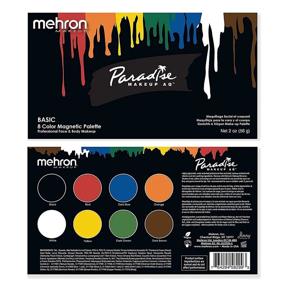 img 2 attached to 🎨 Mehron Makeup Paradise AQ Face & Body Paint Palette (Basic) - Artistic Palette for Face & Body, SFX Makeup, Theatrical Effects, Halloween Costumes, Cosplay, and Parties