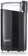 ☕️ krups ccmf electric spice and coffee grinder: stainless steel blades, 3 oz/85 g, black – powerful grinding performance logo