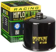 🔥 hiflofiltro 2 pack hf153rc-2 black premium racing oil filter - enhance engine performance with dual pack filters! logo